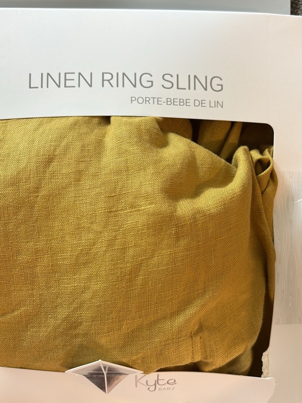 Kyte BABY Linen Ring Sling - Mustard